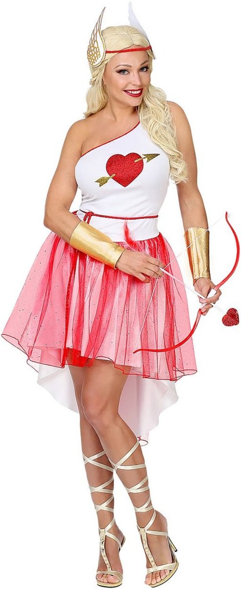 Cupido & Valentijn Kostuum | Vrouwelijke Cupido Boogschutter Kostuum | Small | Carnaval kostuum | Verkleedkleding